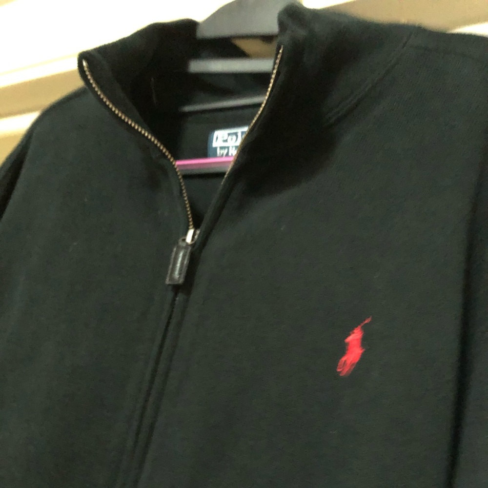 Polo zipping sweater